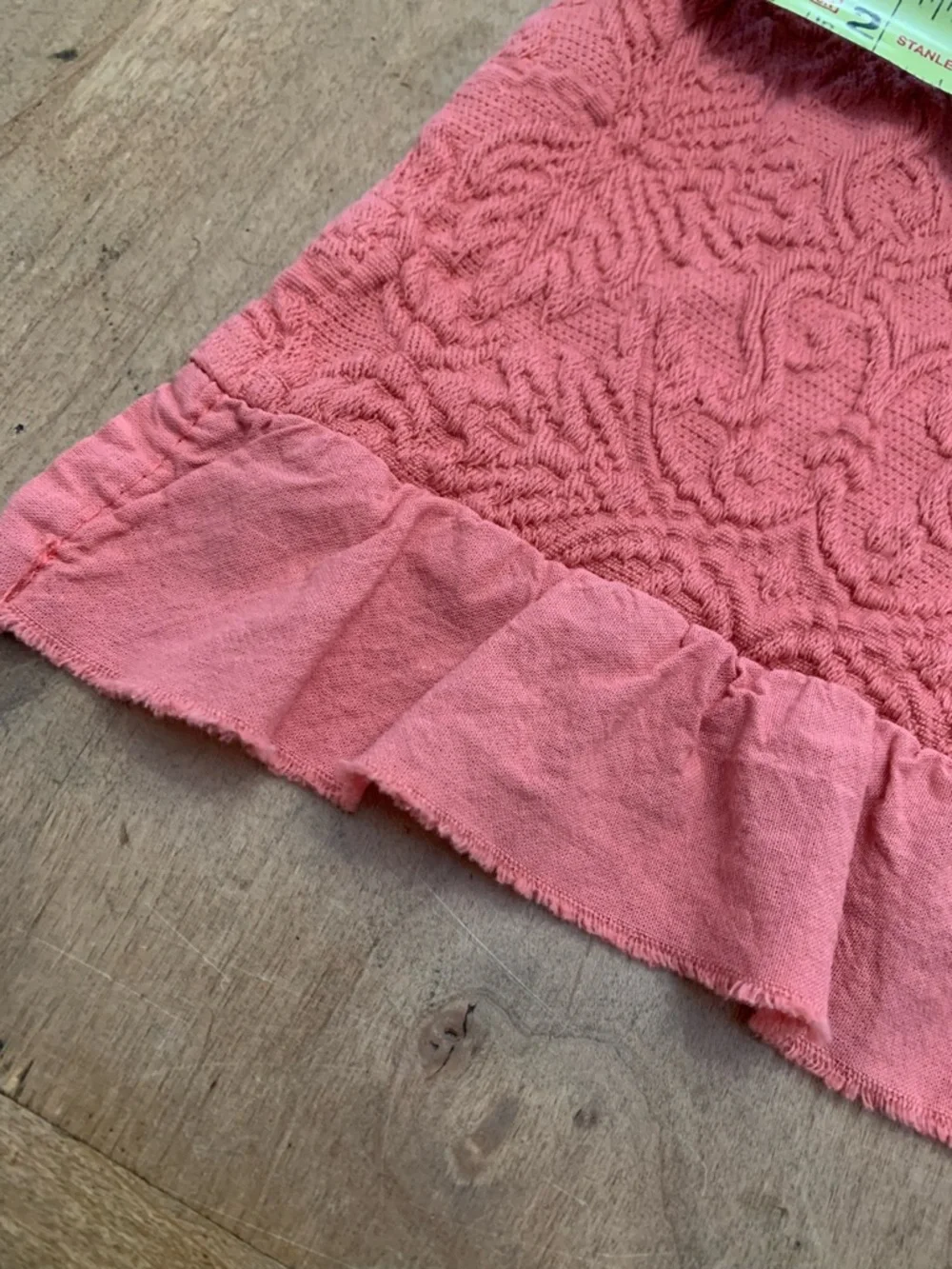 Boho Salmon Colored Table Runner - 90” X 20”